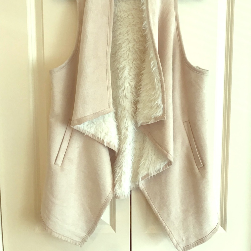Large Furry 70s Style Vest